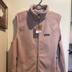 NWT Patagonia Woman’s Classic Microdini Vest In Stingray Mauve Size Large Nice!
